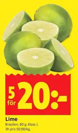 ICA Kvantum Lime erbjuda