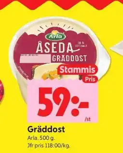 ICA Kvantum Gräddost, Medlemspris erbjuda