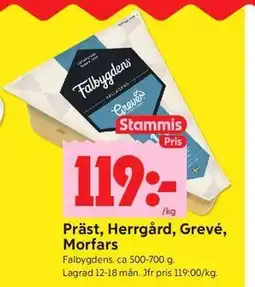 ICA Kvantum Präst, Herrgård, Grevé, Morfars, Medlemspris erbjuda