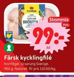 ICA Nära Färsk kycklingfilé, Medlemspris erbjuda