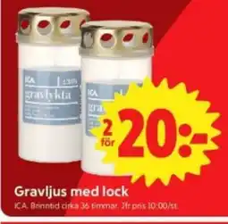 ICA Nära Gravljus med lock erbjuda