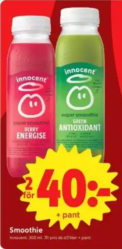 ICA Nära Smoothie erbjuda