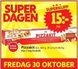 ICA Supermarket Pizzakit erbjuda