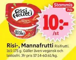 ICA Supermarket Risi-, Mannafrutti, Medlemspris erbjuda