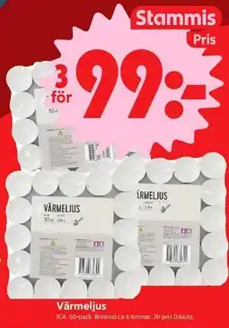 ICA Nära Värmeljus, Medlemspris erbjuda
