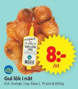 ICA Supermarket Gul lök i nät erbjuda