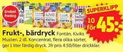 ICA Supermarket Frukt-, bärdryck erbjuda