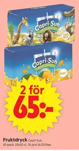 ICA Supermarket Fruktdryck erbjuda