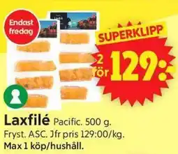 ICA Supermarket Laxfilé erbjuda