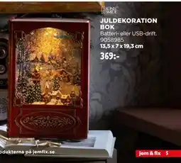 Jem&Fix JULDEKORATION BOK erbjuda