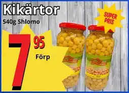 Supergrossen Kikärtor erbjuda