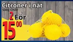 Supergrossen Citroner i nät erbjuda