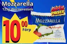 Supergrossen Mozzarella erbjuda