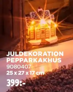 Jem&Fix JULDEKORATION PEPPARKAKHUS erbjuda