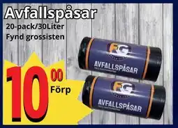 Supergrossen Avfallspåsar erbjuda