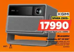 Power Xgimi 4k-projektor erbjuda