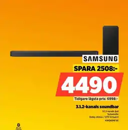 Power Samsung 3.1.2-kanals soundbar erbjuda