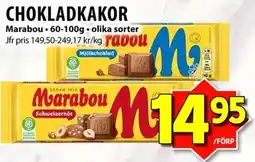 Matvärlden Tensta Marabou chokladkakor erbjuda