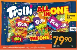 Rusta Trolli all in one mix godis erbjuda
