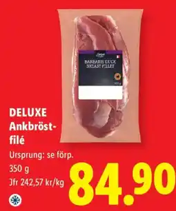 Lidl Deluxe Ankbröst-filé erbjuda