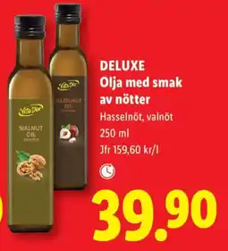 Lidl Vita Dor olja med smak av nötter erbjuda