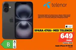 Power Apple iPhone 16 128 GB erbjuda
