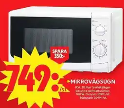 ICA Maxi Ica mikrovågsugn erbjuda