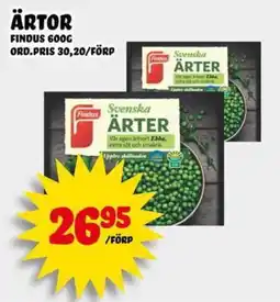 Nelins Findus ärtor erbjuda