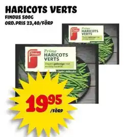 Nelins Findus haricots verts erbjuda