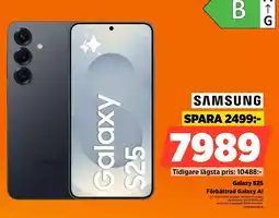 Power Samsung galaxy s25 erbjuda