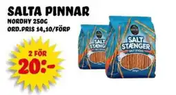 Nelins Nordhy salt pinnar erbjuda