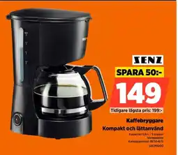 Power Senz kaffebryggare erbjuda