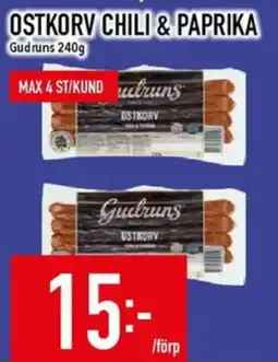 Matdax Gudruns ostkorv chili & paprika erbjuda