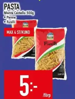 Matdax Monte Castello pasta erbjuda