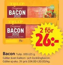 ICA Supermarket Tulip bacon erbjuda