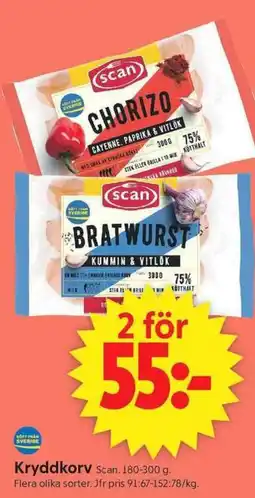 ICA Supermarket Scan kryddkorv erbjuda