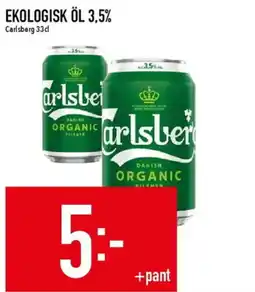 Matdax Carlsberg organic pilsner erbjuda