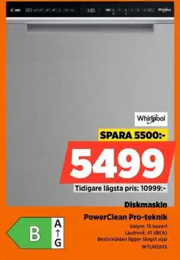 Power Whirlpool diskmaskin erbjuda