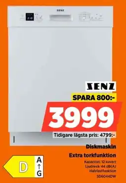 Power Senz diskmaskin erbjuda