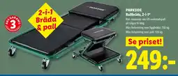 Lidl Parkside rullbräda 2-i-1 erbjuda