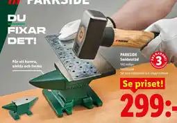 Lidl Parkside smidesstäd erbjuda