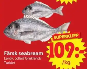 Färsk seabream