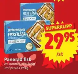 Nya Pulsen Panerad fisk erbjuda