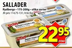 Matvärlden Tensta Rydbergs baguettesallad erbjuda