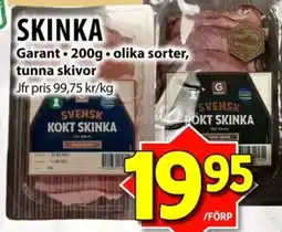 Matvärlden Tensta Garant skinka erbjuda