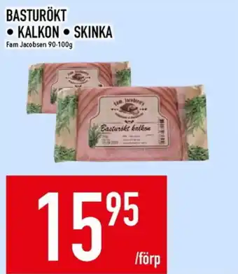 Fam Jacobsen basturökt kalkon