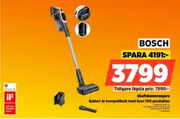 Power Bosch skaftdammsugare erbjuda