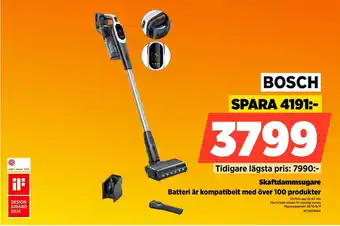 Bosch skaftdammsugare