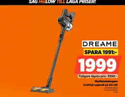 Power Dreame skaftdammsugare erbjuda