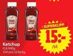 Nya Pulsen Ica ketchup erbjuda